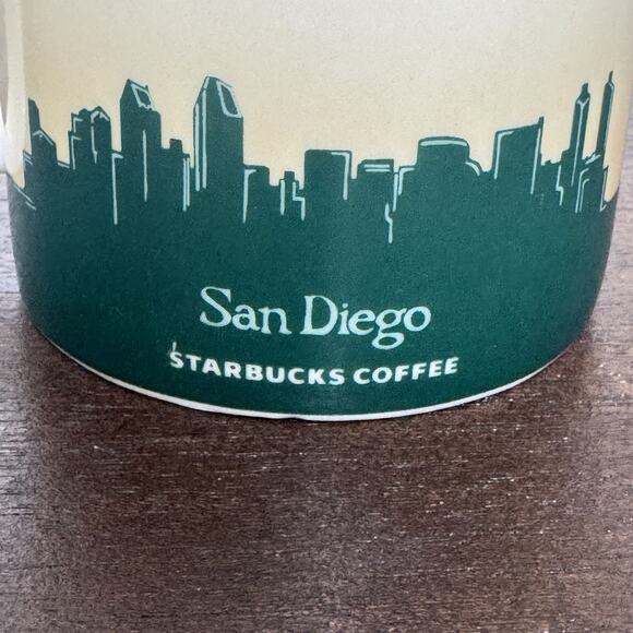Starbucks Coffee Collectors Series San Diego Mug Cup 16 oz 2012 Beach Gaslamp - Picture 5 of 11